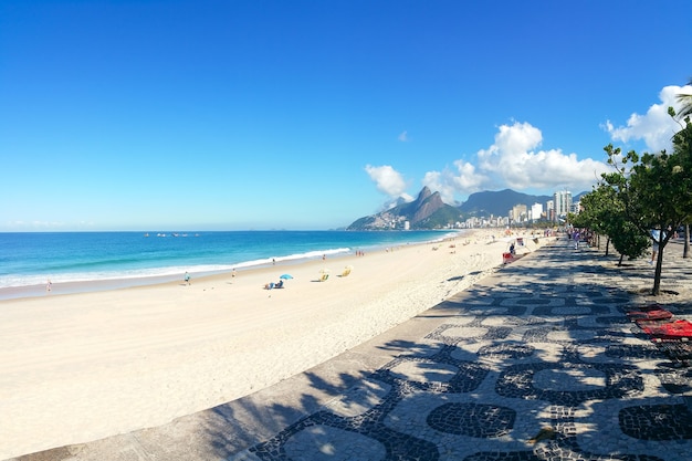 Premium Photo Famous Ipanema Beach In Rio De Janeiro Brazil