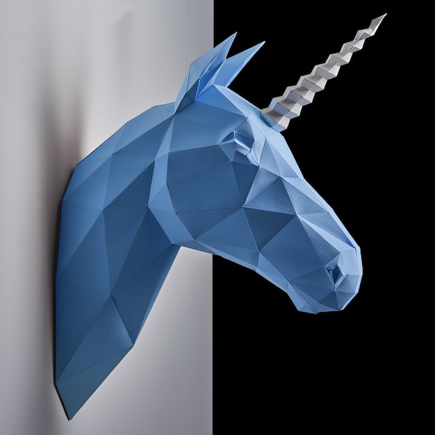 Download 3d Paper Unicorn Images Free Vectors Stock Photos Psd