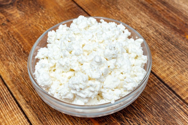 Farm Cottage Cheese Close Up Protein Healthy Diet Eco Product