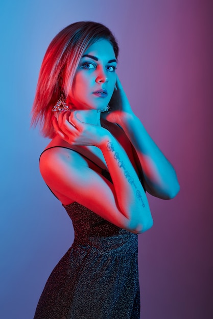 Model April Blue