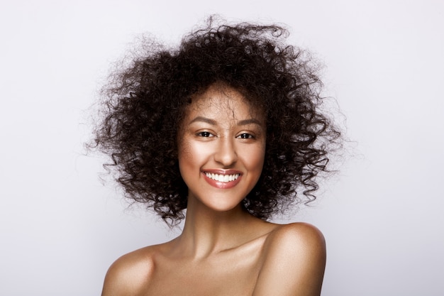 Premium Photo | Fashion studio portrait of beautiful african american ...