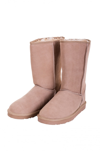 sheepskin fashion boots