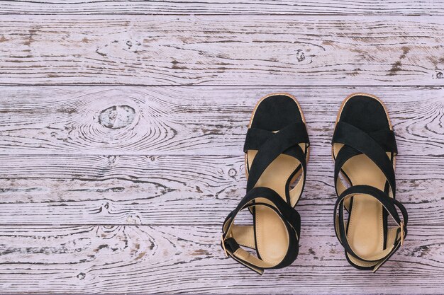 black summer shoes