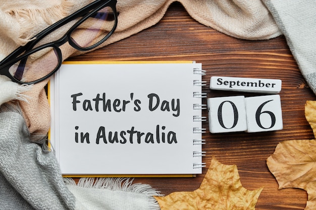 Premium Photo Father Day In Australia Top View