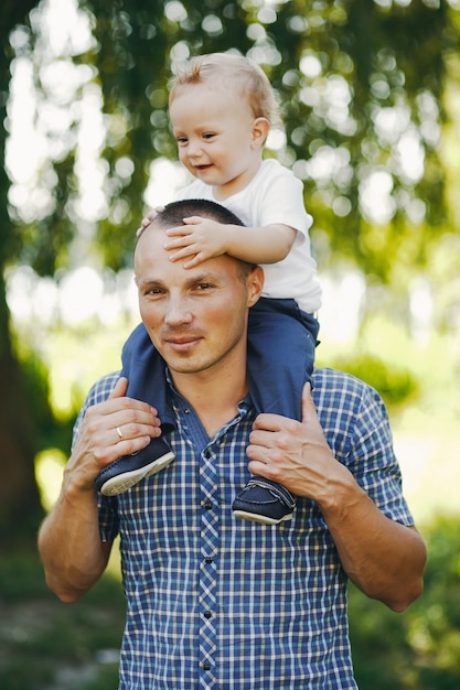 Free Photo | Father with son