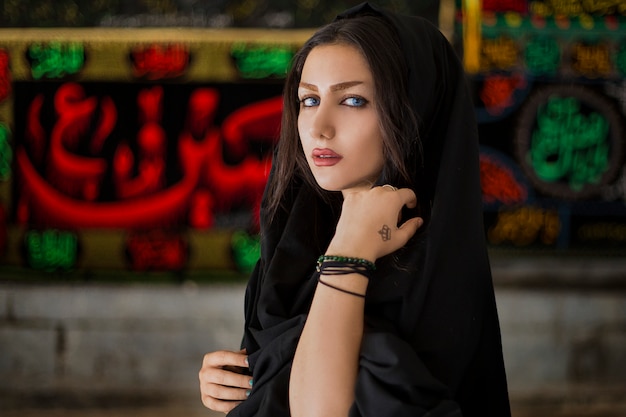 black hijab outfit