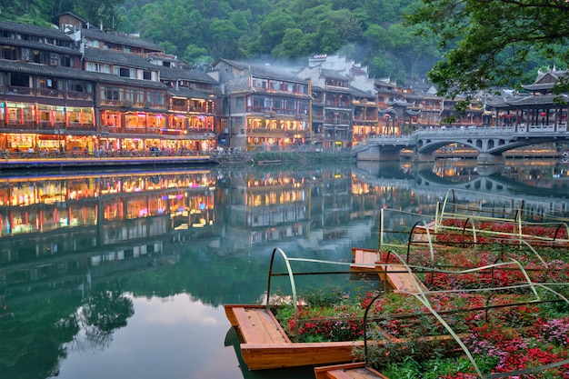 Premium Photo | Feng huang ancient town phoenix ancient town , china