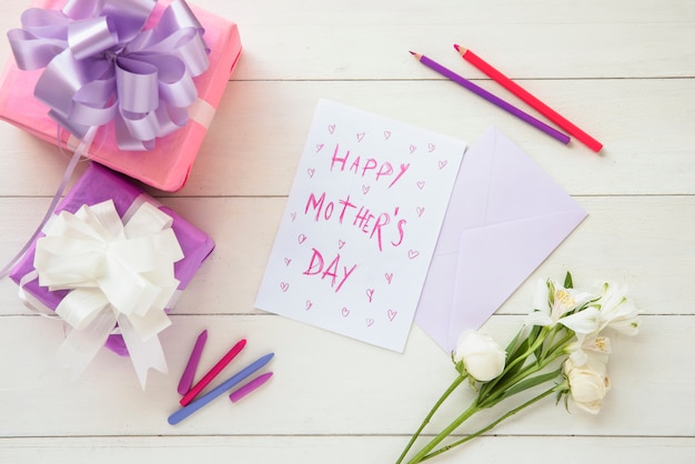 Free Photo | Festive composition for happy mother`s day