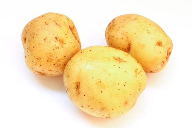 Premium Photo | A few potatoes isolated