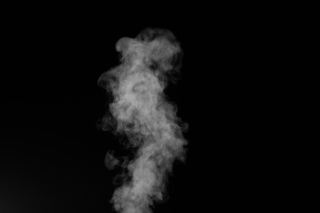 Premium Photo | Figured smoke on a dark background. abstract background ...