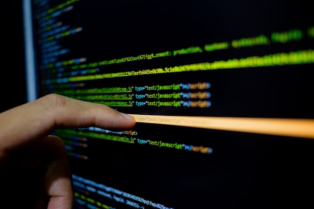 touch screen programming language