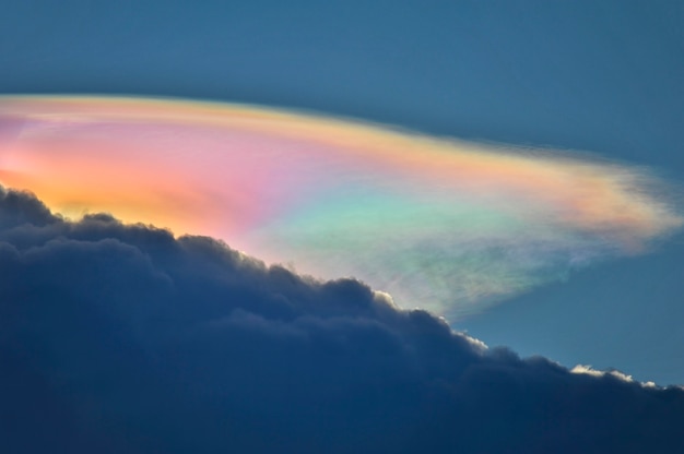 Premium Photo | Fire rainbow cloud phenomenon is a natural phenomenon ...