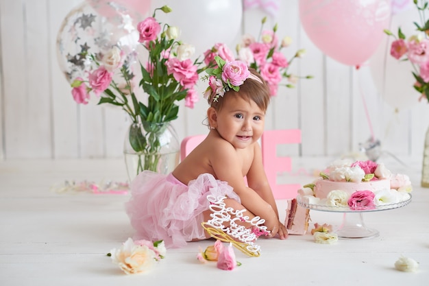 First birthday baby | Premium Photo