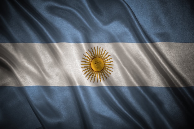 Premium Photo | Flag of argentina background