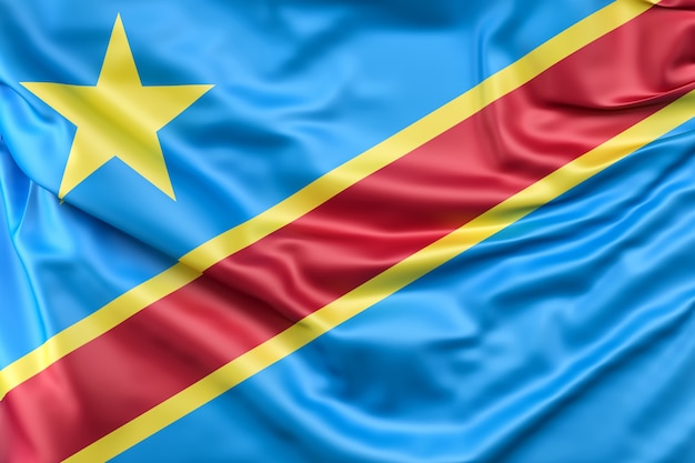 Free Photo | Flag of democratic republic of the congo