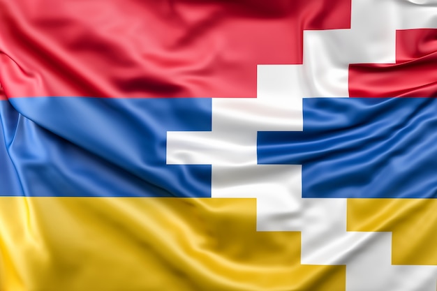 Flag of nagorno-karabakh (nagorno-karabakh republic) | Free Photo