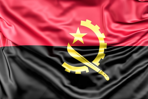 Флаг Анголы Фото