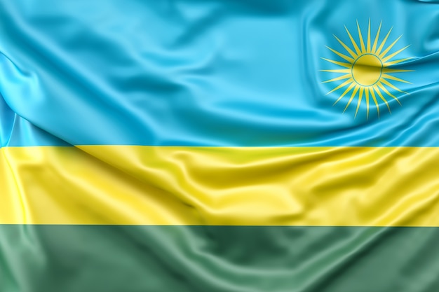 ルワンダの国旗 無料の写真