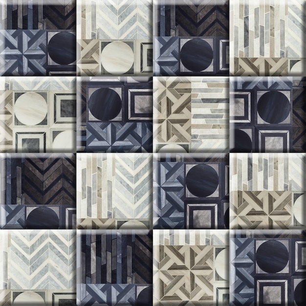 Premium Photo Floral Patterned Marble Floor And Wall Tiles Porcelain Ceramic Tile Element For Interior Design Background Texture