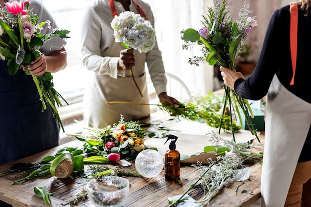 Premium Photo | Florist job