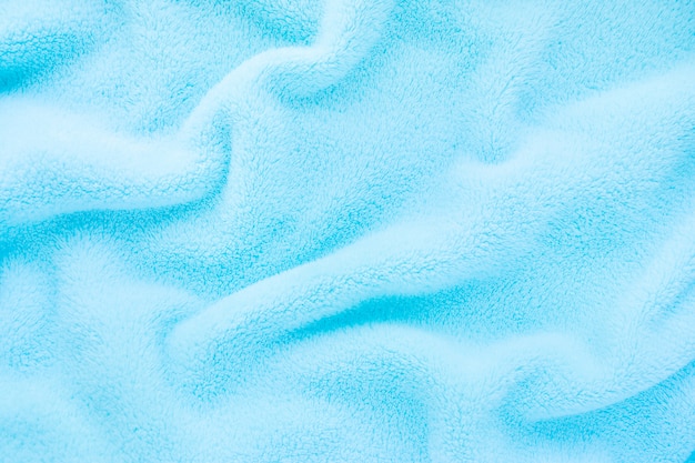 Premium Photo | Fluffy baby blue fabric. soft pastel textile texture