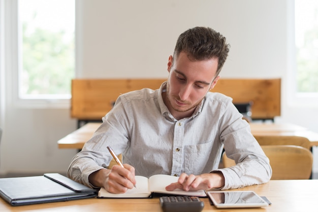 homework in desk