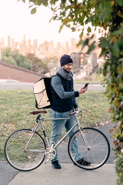 menulog bicycle delivery