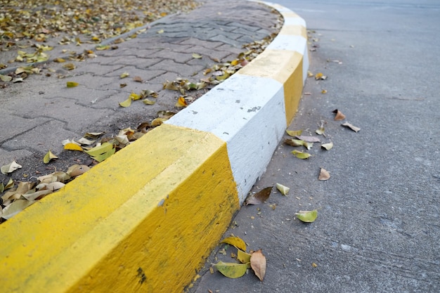 Premium Photo | Footpath pavement sidewalk with traffic sign