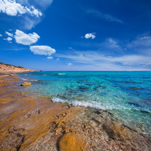 Premium Photo | Formentera mitjorn beach with turquoise mediterranean