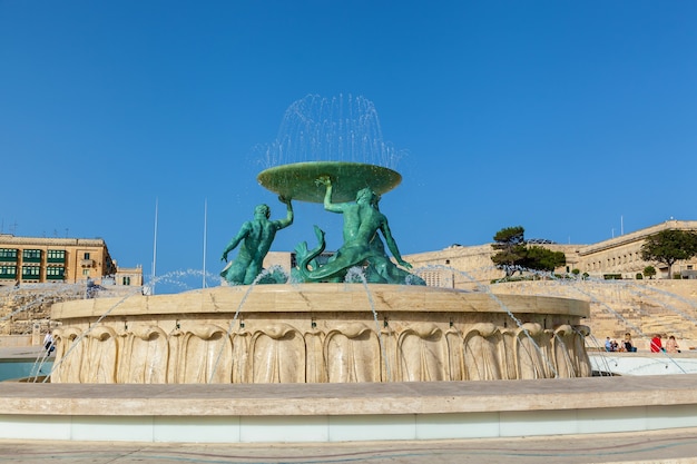 Premium Photo Fountain Triton In Front Of The City Gates Unesco