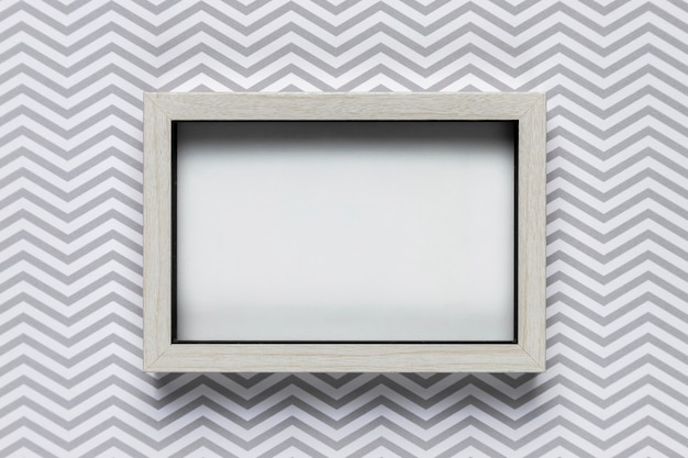Frame mock-up with patterned background Free Photo
