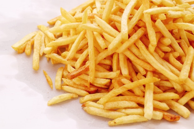 Premium Photo | French fries at street food