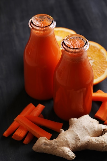 Free Photo | Fresh carrot juice