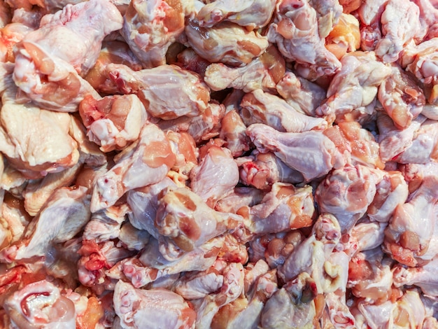 Fresh Chicken Wing For Sale In The Market Photo Premium Download