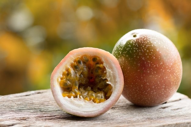 Premium Photo | Fresh passion fruit.