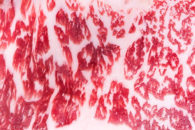 新鮮な生の肉のテクスチャ背景 プレミアム写真