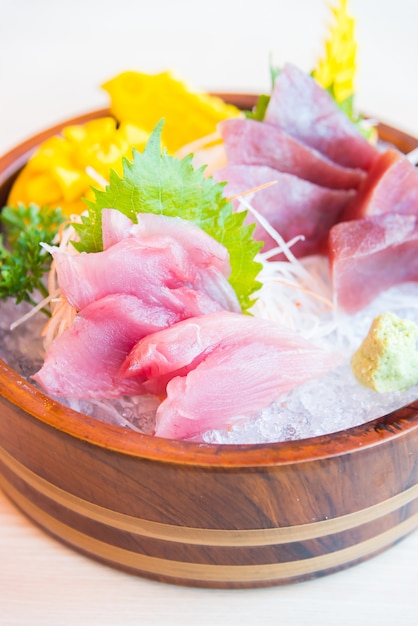 Free Photo | Fresh raw sashimi fish
