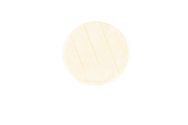 Premium Photo | Fresh white corn tortillas on a white background.