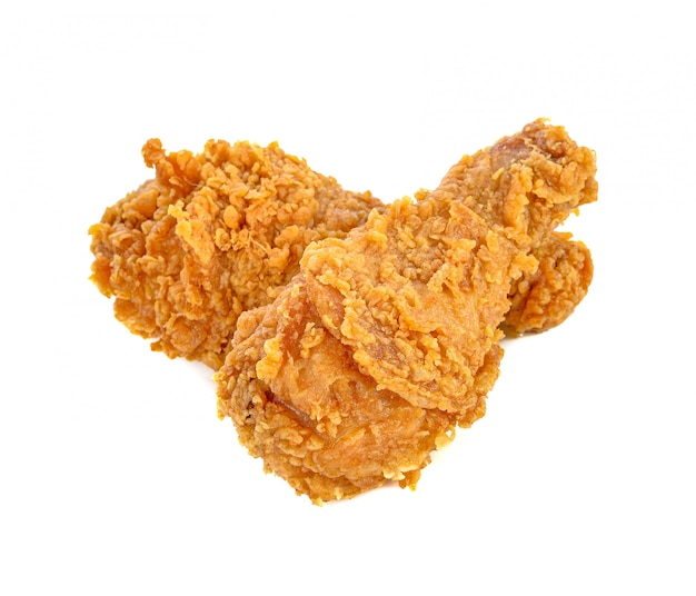 Premium Photo | Fried chicken isolated on white background