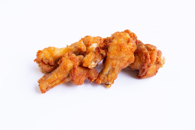 Premium Photo Fried Chicken On White Background