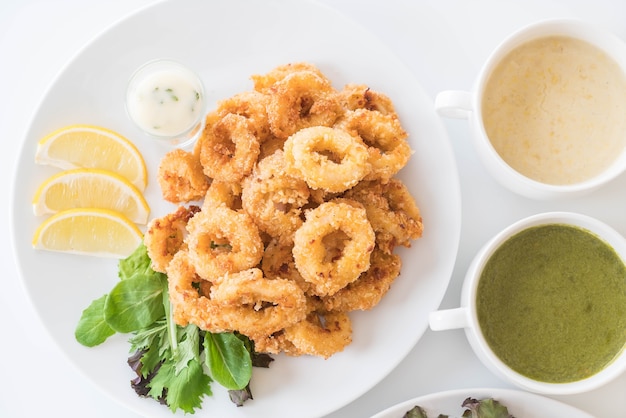 Free Photo | Fried squid (calamari rings)
