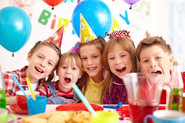 Friends Laughing At A Birthday Party Photo 