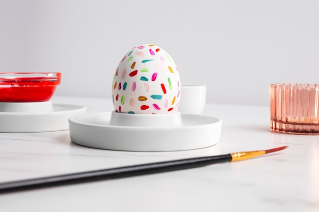 easter egg plate