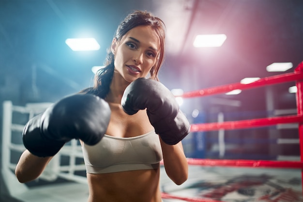 Boxing pov female Sparring