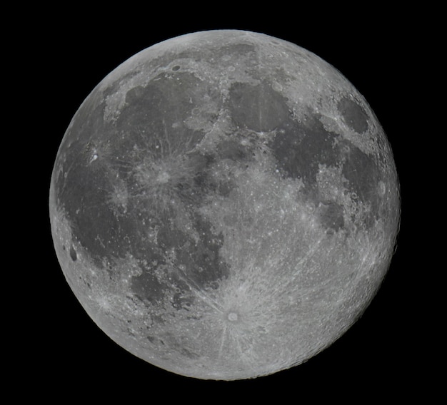 Premium Photo | Full moon background, full moon earth's natural satellite.