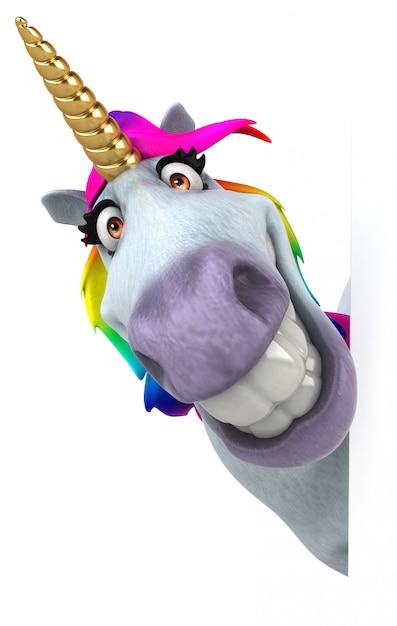 Premium Photo | Fun unicorn animation
