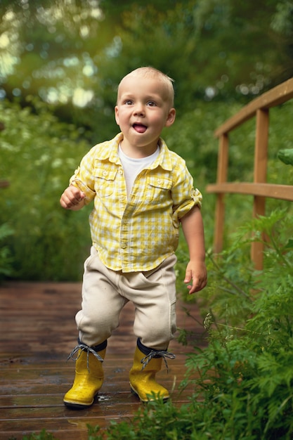 boy in boots