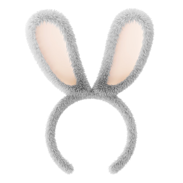 Premium Photo | Furry bunny ears isolated