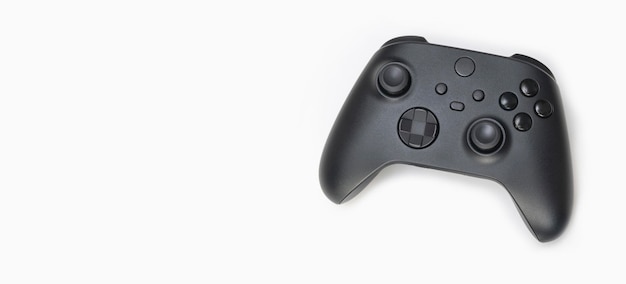 Premium Photo | Next generation game controller on white background