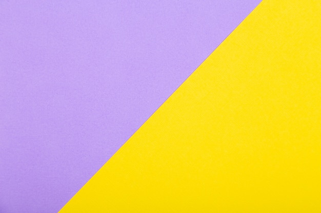 Premium Photo Geometric Paper Background Of Yellow And Purple Colors Flat Lay Mockup